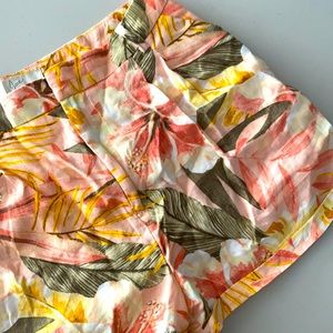 Joie tropical linen shorts